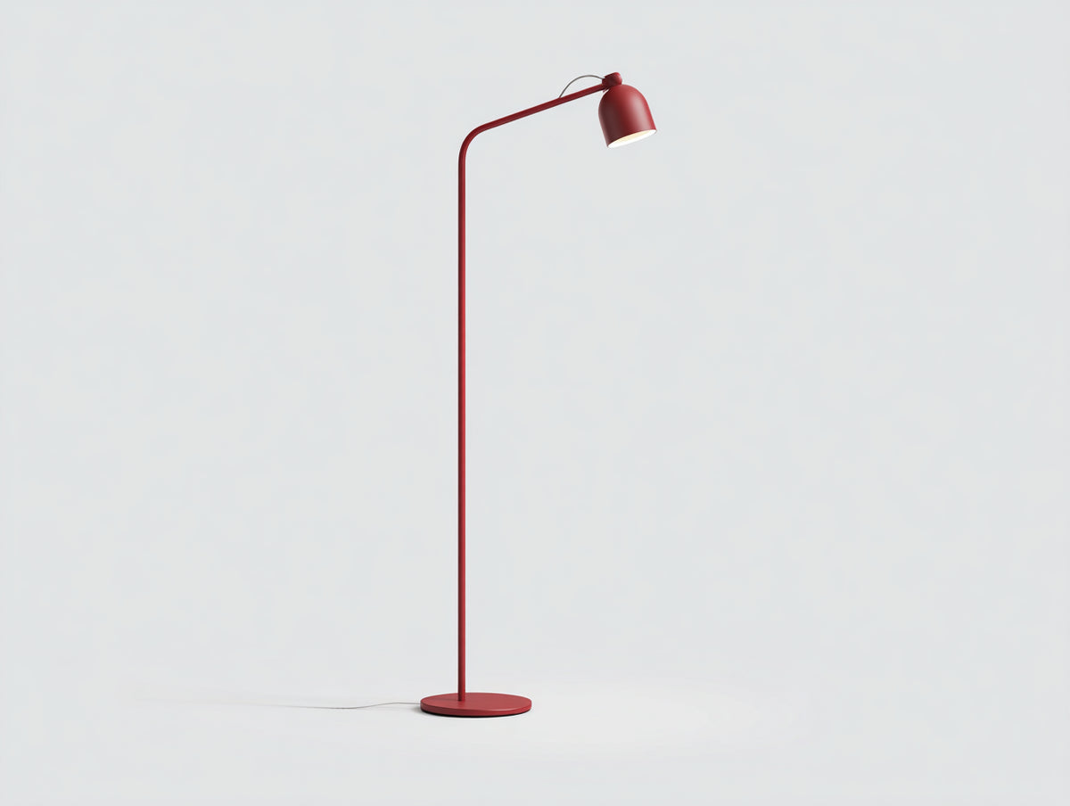 Lampada Da Scrivania a stelo 55×28×160 cm - rosso - braccio angolato per camera da letto