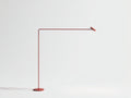 Lampada Da Scrivania 165×26×155 cm - metallo rosso corallo - braccio lungo con testa a disco per Camera Da Letto